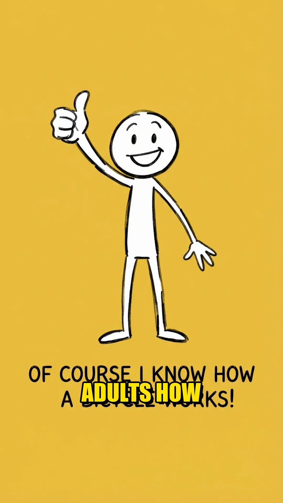 You Don't Actually Know How A Bicycle Works Video Walkthrough