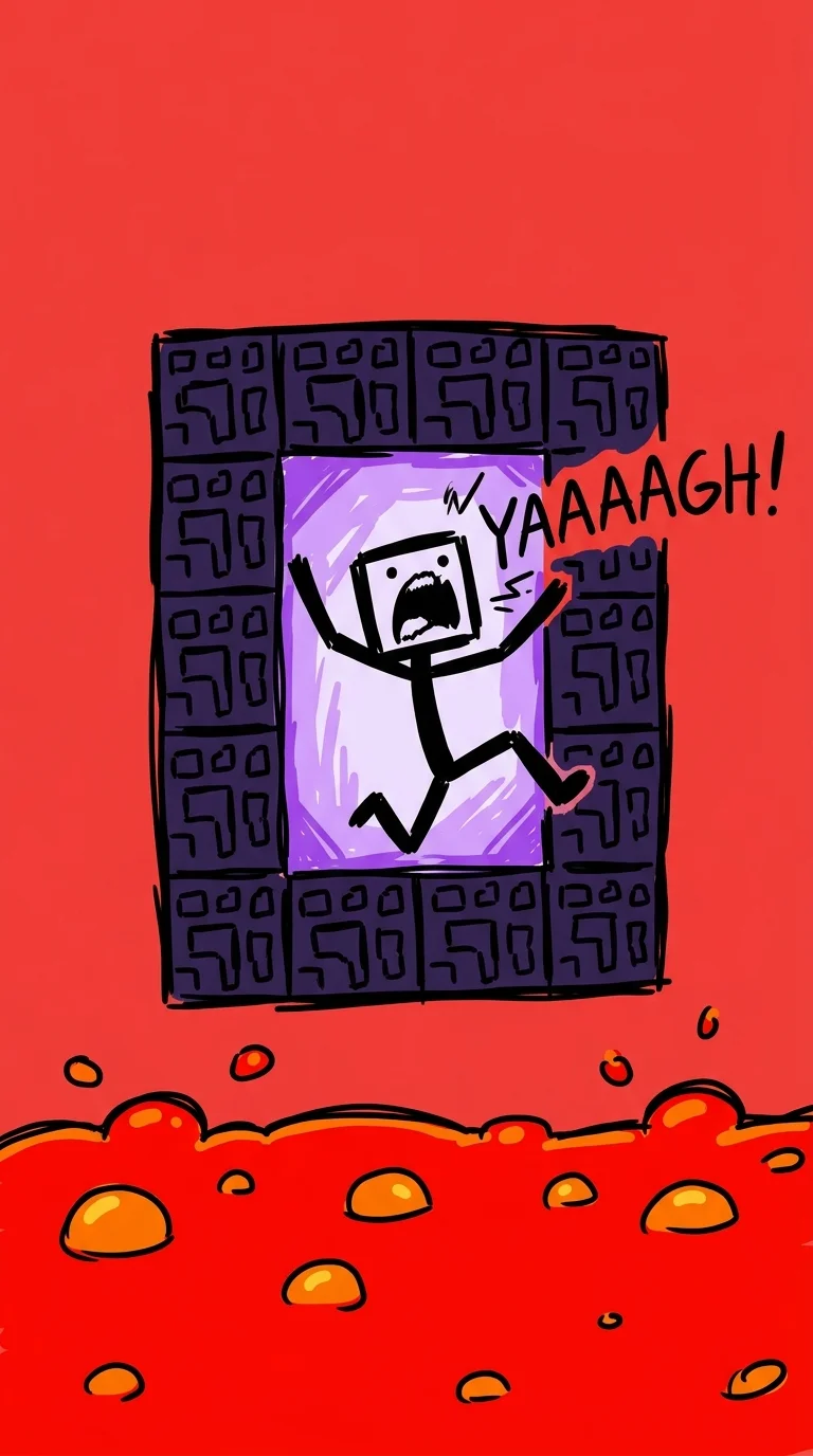 Why Your Minecraft Nether Portals Keep Linking To The Wrong Place Video Walkthrough